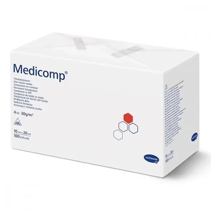Medicomp Comprese nesterile 10 x 20 cm 100 buc — preț și oferte