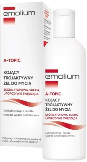 Emolium A-Topic Tri-active Gel de spălare 200 ml
