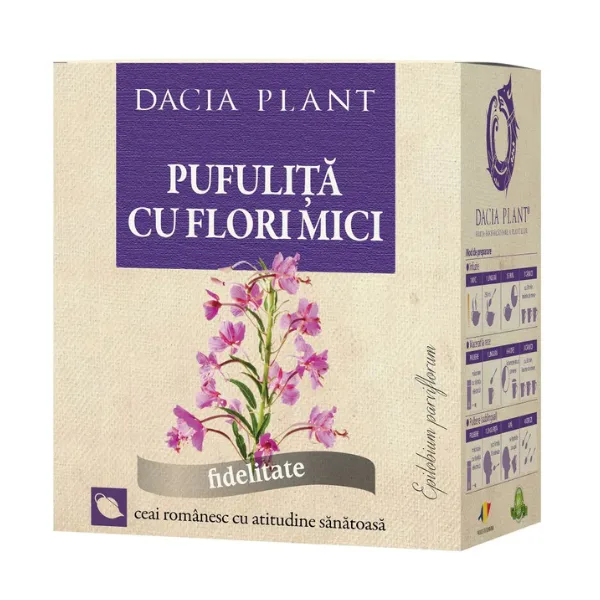 Ceai Pufulita cu flori mici, Dacia Plant | 50 g — preț și oferte