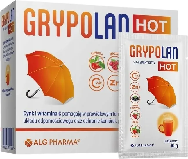 Grypolan Hot 10 pliculețe — preț și oferte