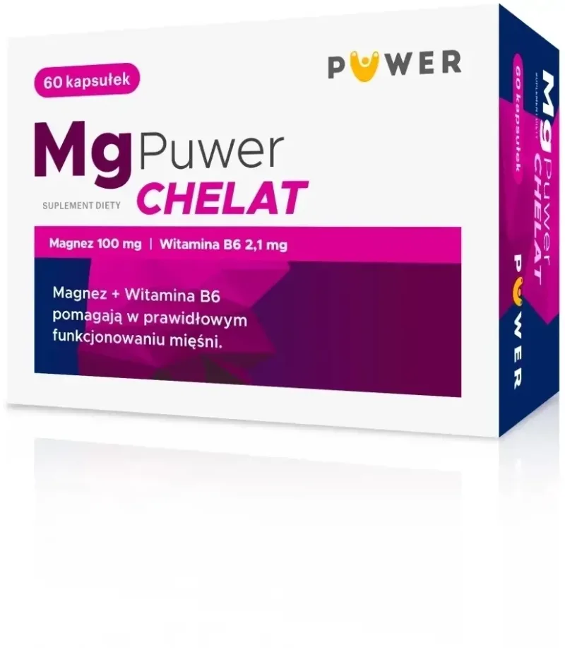 Puwer Chelat de magneziu 60 capsule — preț și oferte