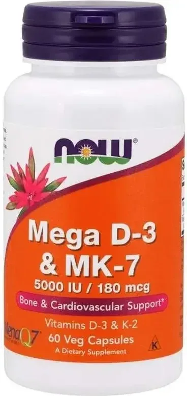 Now Foods Mega D3 I K2 MK7 7 60 capsule — preț și oferte