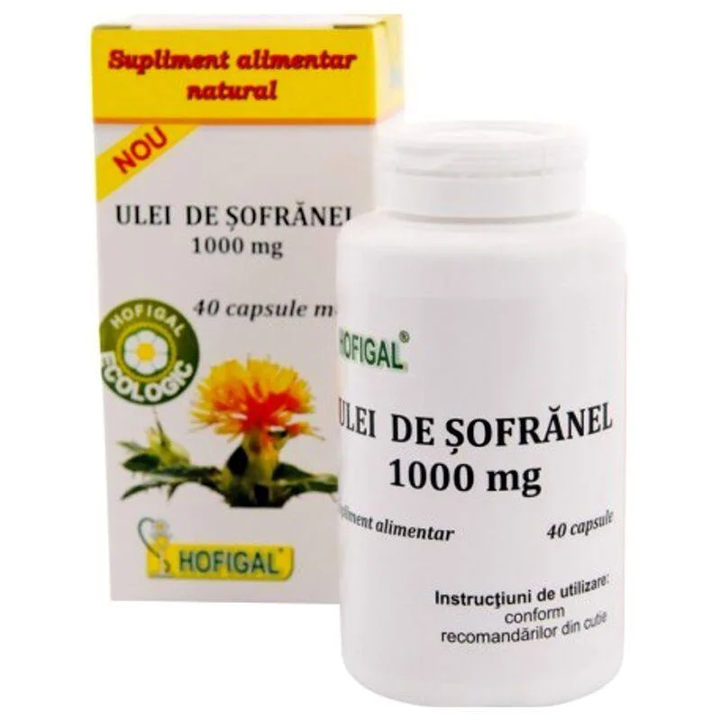 Ulei de sofranel 1000 mg, 40 capsule, Hofigal — preț și oferte