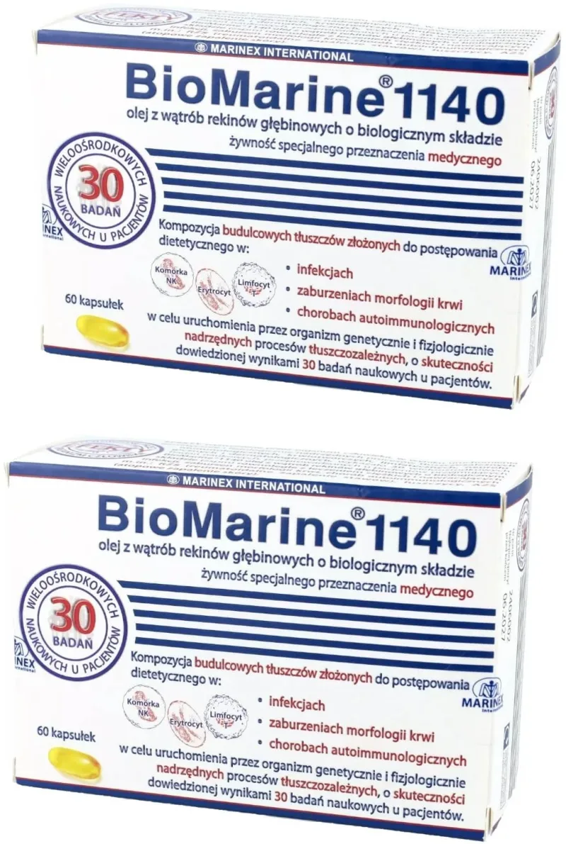 BioMarine 1140 ulei de ficat de rechin 60 capsule Multi-pack × ... — preț și oferte