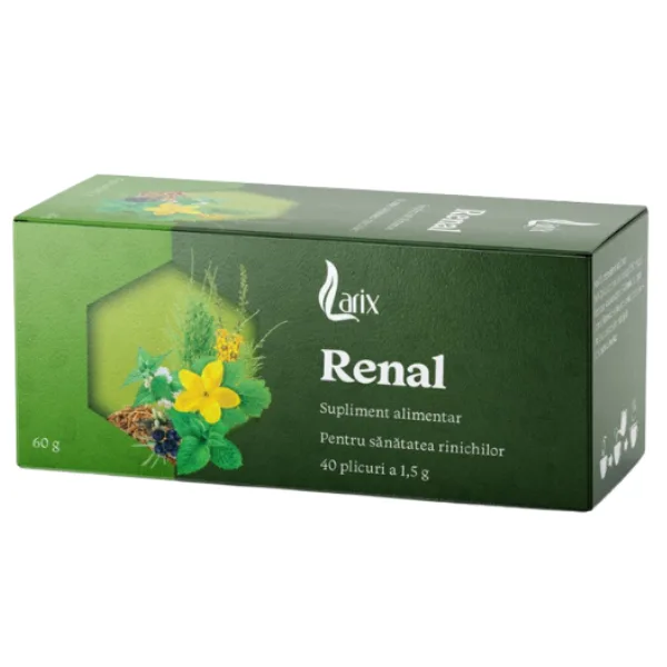Ceai Renal pentru sanatatea rinichilor, Larix | 40 plicuri LARIX INFINITY — preț și oferte
