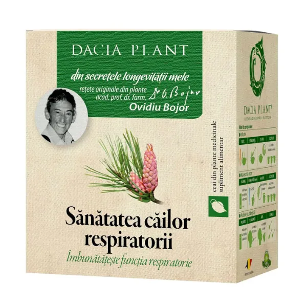 Ceai Sanatatea Cailor Respiratorii, Dacia Plant | 50 g — preț și oferte