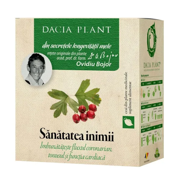 Ceai Sanatatea Inimii, Dacia Plant | 50 g — preț și oferte