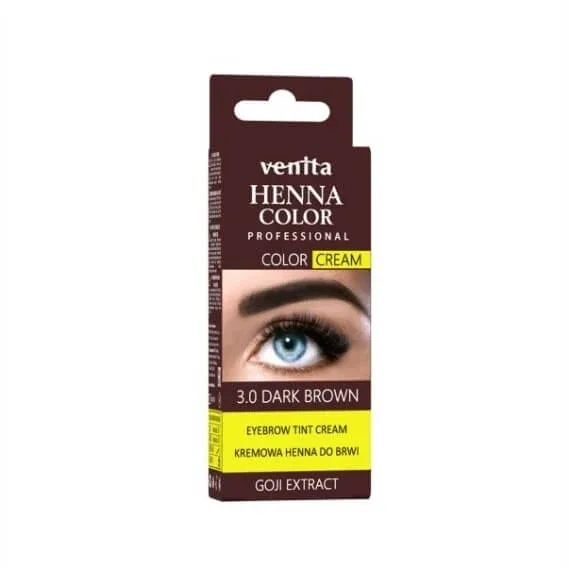 VENITA Crema de sprâncene henna 3.0 maro închis Lifting 15 g — preț și oferte