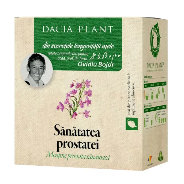 Ceai Sanatatea Prostatei, Dacia Plant | 50 g — preț și oferte