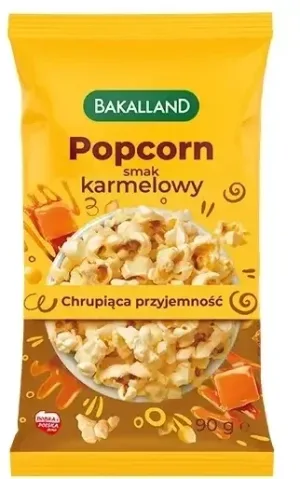 Bakalland Popcorn cu aromă de caramel 90 g
