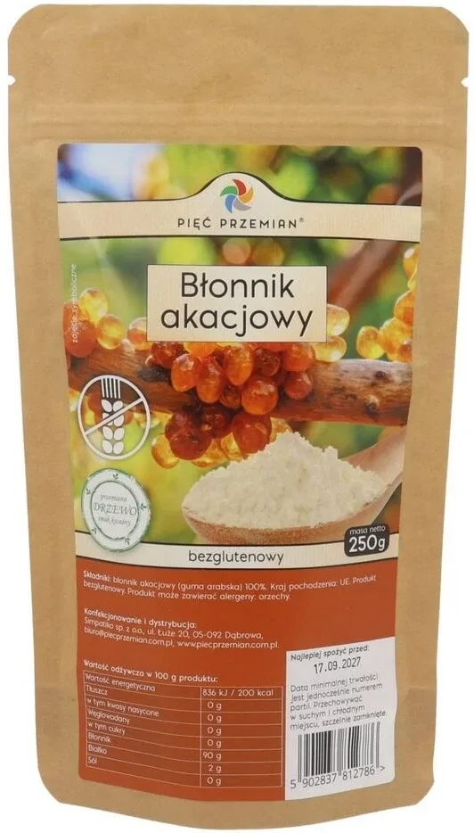 Cinci transformări Acacia Fiber 250 g — preț și oferte