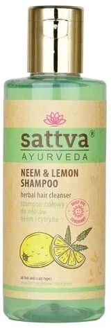 Sattva Șampon de păr pe bază de plante neem și lămâie 210 ml Sattva Ayurveda — preț și oferte