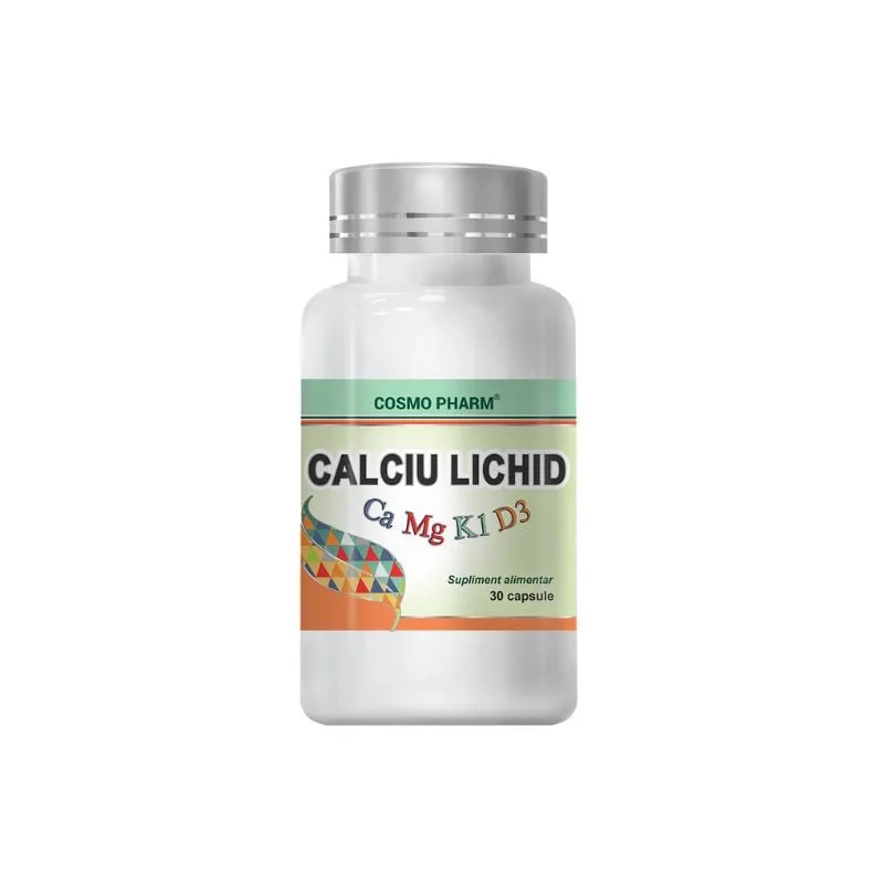 Calciu lichid, 30 capsule, Cosmopharm COSMO PHARM — preț și oferte