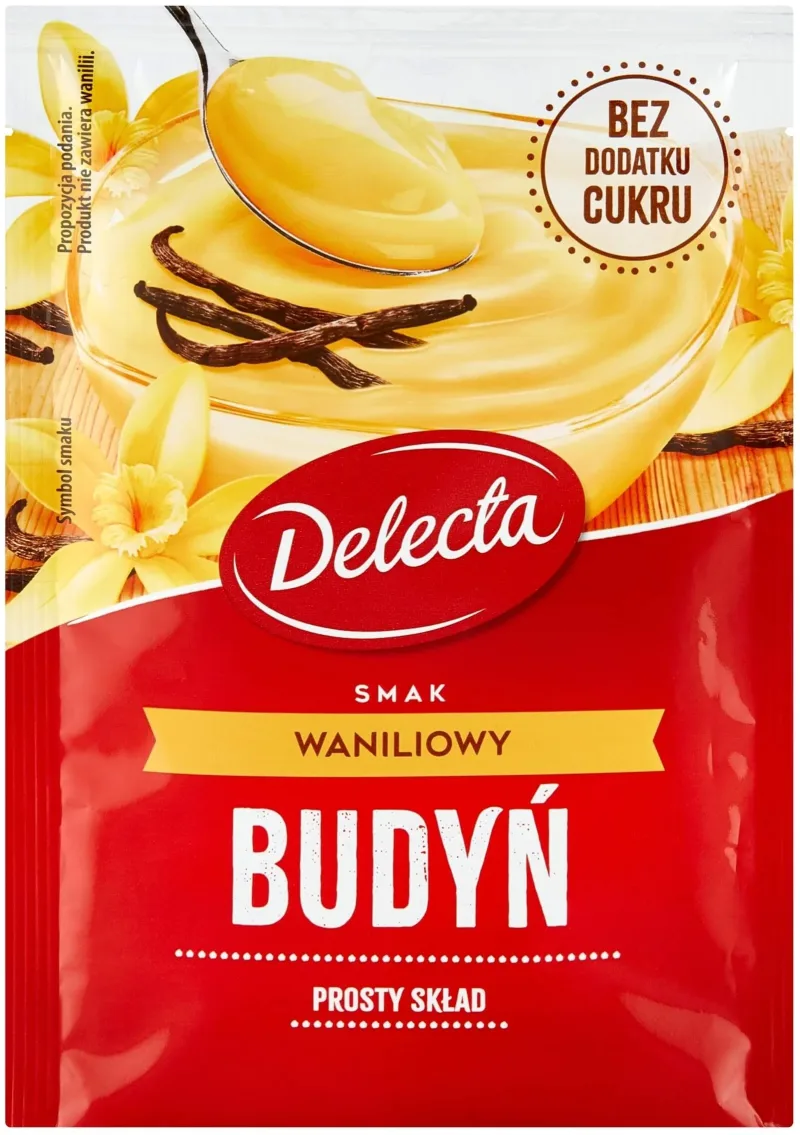 Budincă Delecta cu aromă de vanilie 40g — preț și oferte