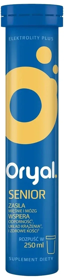Oryal Fizzzy+ Senior portocaliu bergamot 20 comprimate ... — preț și oferte