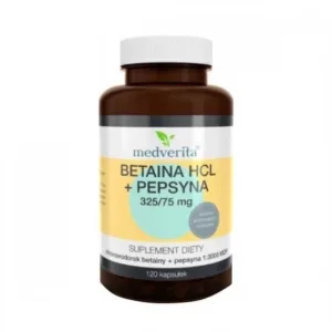 Medverita Betaina HCL + Pepsina 120 capsule