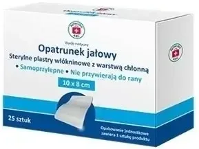 Trusă de prim ajutor ABC Pansament steril 10 x 8 cm 25 bucăți