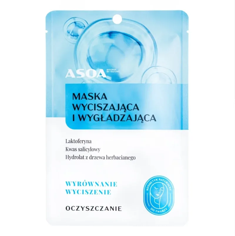 Asoa Calming and Smoothing Mask în foaie 30g — preț și oferte
