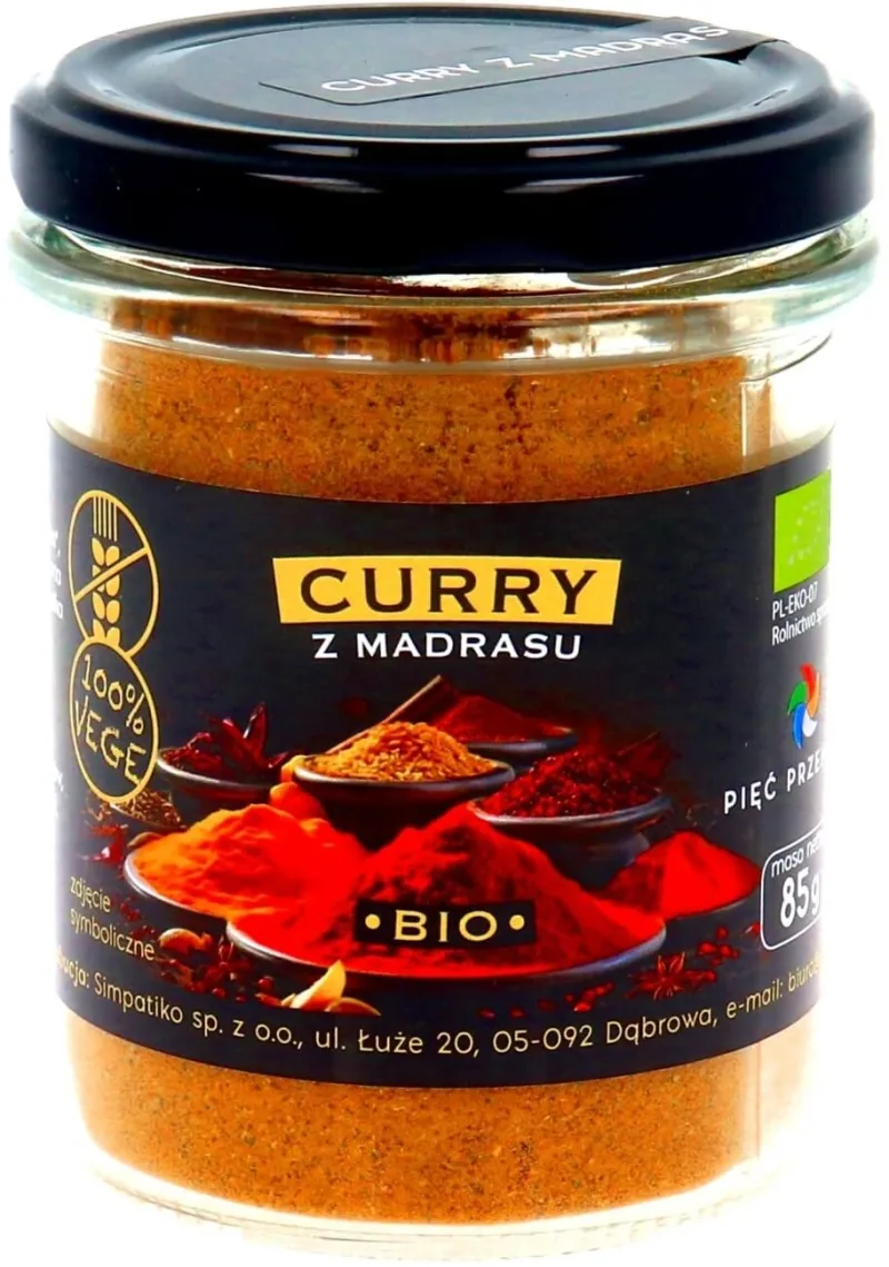 Cinci transformări Madras Curry BIO 85 g — preț și oferte