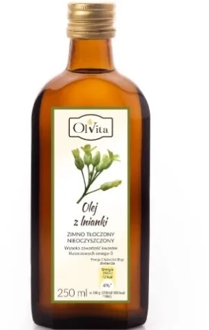Olvita ulei de in presat la rece 250ml