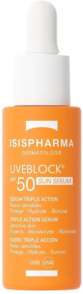 Isispharma Uveblock Sun Ser hidratant SPF 50 28 ml — preț și oferte