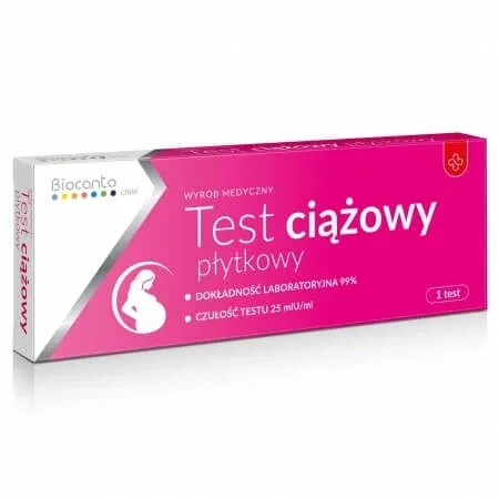 Biocanto Care Test de sarcină prin streaming ultrasensibil 1 buc — preț și oferte