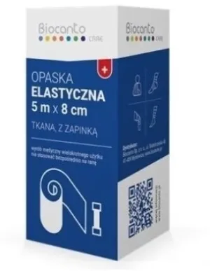 Bandă elastică Biocanto cu fermoar 5 m x 8 cm