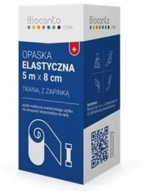 Bandă elastică Biocanto cu fermoar 5 m x 8 cm — preț și oferte