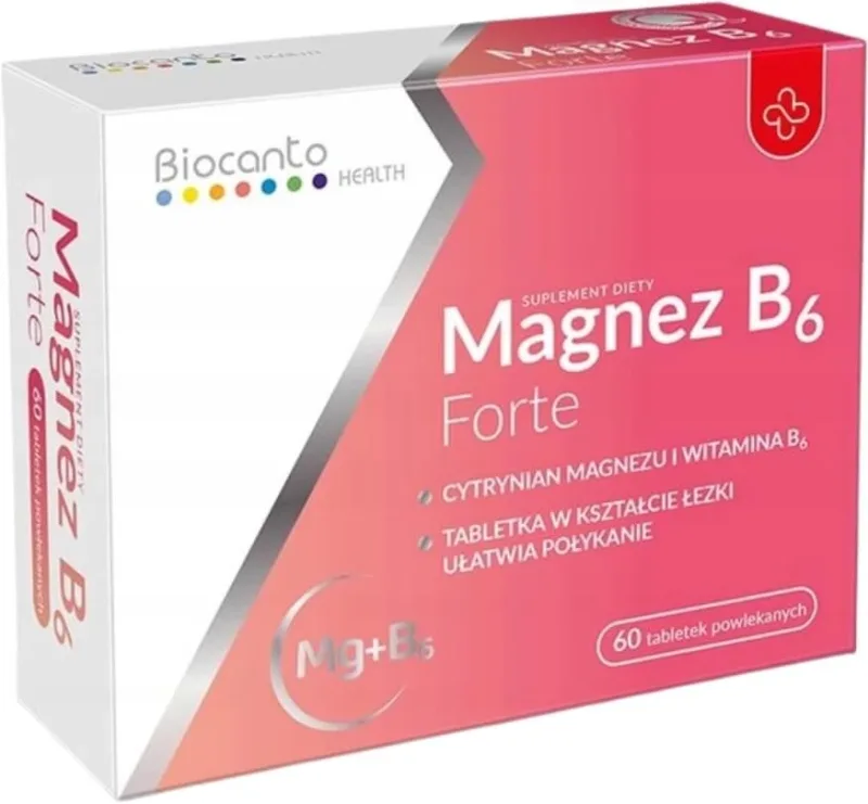 Biocanto Magneziu B6 Forte 60 comprimate — preț și oferte