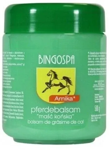 BINGOSPA unguent pentru cai cu extract de urzică arnica 500 g — preț și oferte