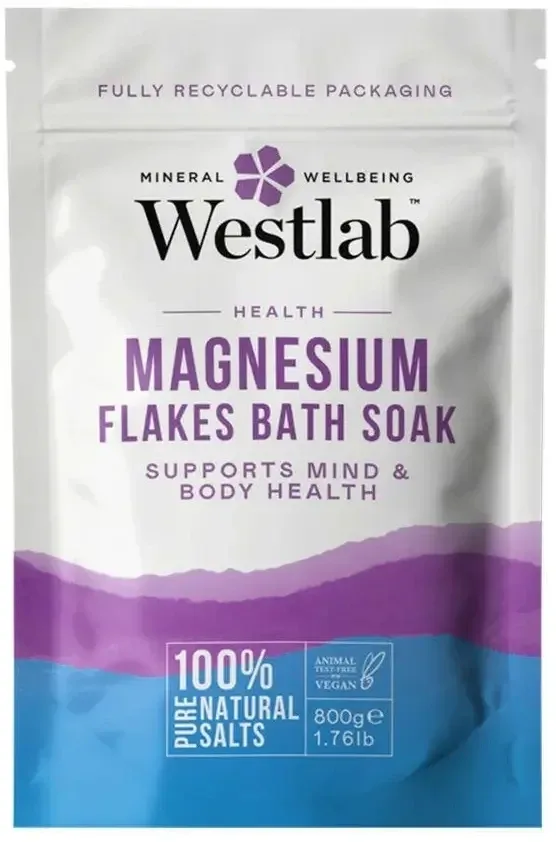 Westlab Fulgi de magneziu pentru baie 800 g — preț și oferte