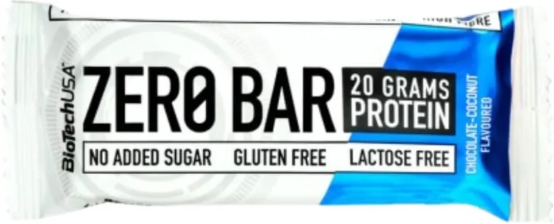BioTech USA Zero Bar Ciocolată - nucă de cocos Baton de proteine 50 g — preț și oferte