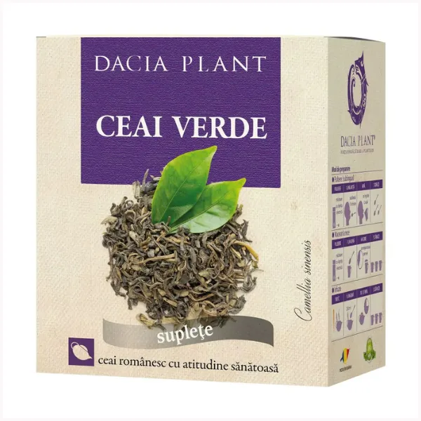 Ceai Verde, Dacia Plant | 50 g — preț și oferte