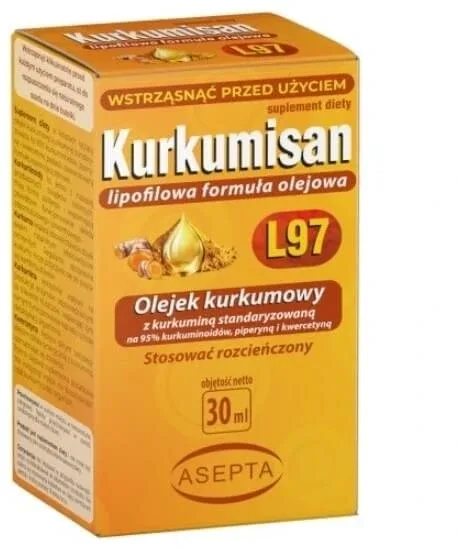 Asepta Kurkumisan L97 Ulei de turmeric 30ml — preț și oferte