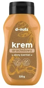 D-nuts Cremă de arahide caramel sărat 520 g