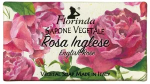 FLORINDA Săpun vegetal natural trandafir englezesc 100 g