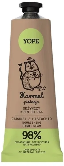 YOPE Natural Nourishing Hand Cream Caramel & Pistachio 50 ml