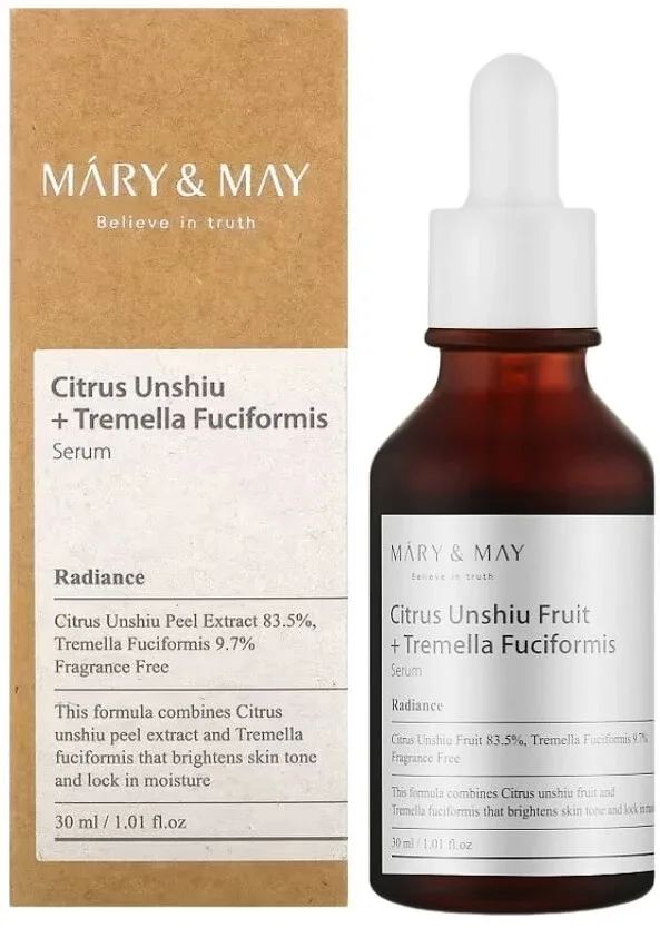 Mary&May Citrus Unshiu + Tremella Fuciformis Serum 30 ml — preț și oferte