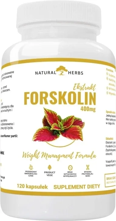 Altopharma Forskolin urzică indiană 400 mg 120 capsule — preț și oferte