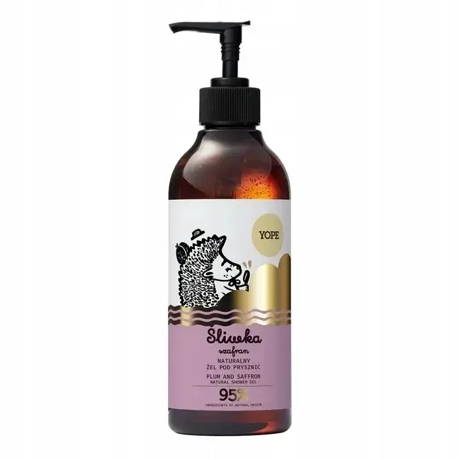 YOPE Gel de duș natural prună și șofran 400 ml — preț și oferte