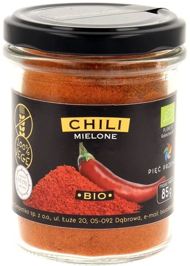 Five Speeds Chilli măcinat fără gluten BIO 85 g — preț și oferte