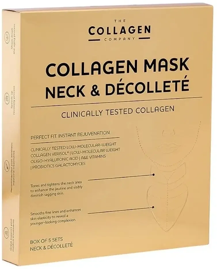 The Collagen Company Măști cu colagen pentru gât și decolteu, 5 ... — preț și oferte