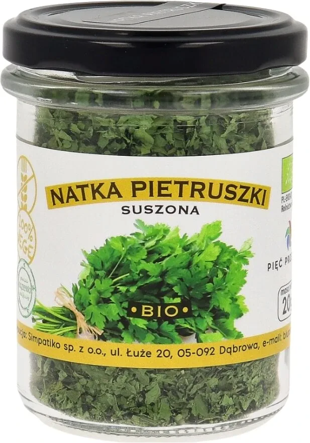 Cinci variații Pătrunjel uscat BIO 20 g — preț și oferte