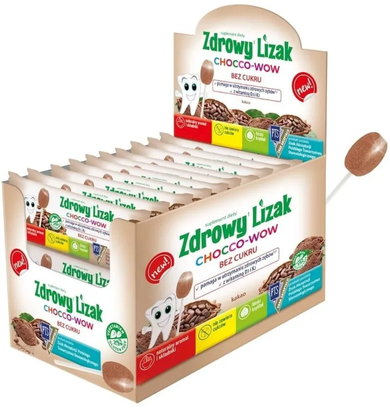 Chocco-wow sănătos acadea cu cacao 40 bucăți — preț și oferte