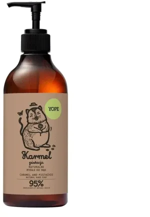 YOPE Săpun de mână natural Caramel & Pistachio 500 ml