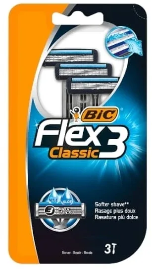 Aparat de ras Bic FLEX 3 Classic 3 bucăți — preț și oferte