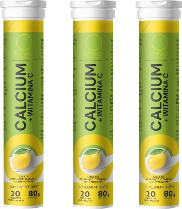 Ring Calcium + Vitamina C 20 comprimate efervescente Multi-pack x ... — preț și oferte