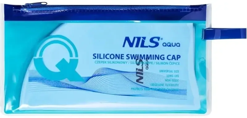 Abisal NILS AQUA albastru deschis silicon înot capac 1 bucată — preț și oferte