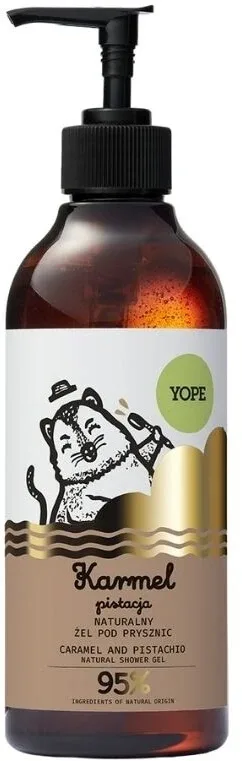 YOPE Gel de duș caramel și fistic 400 ml — preț și oferte