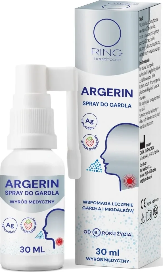 Spray pentru gât Ring Argerin de la vârsta de 6 ani 30 ml — preț și oferte